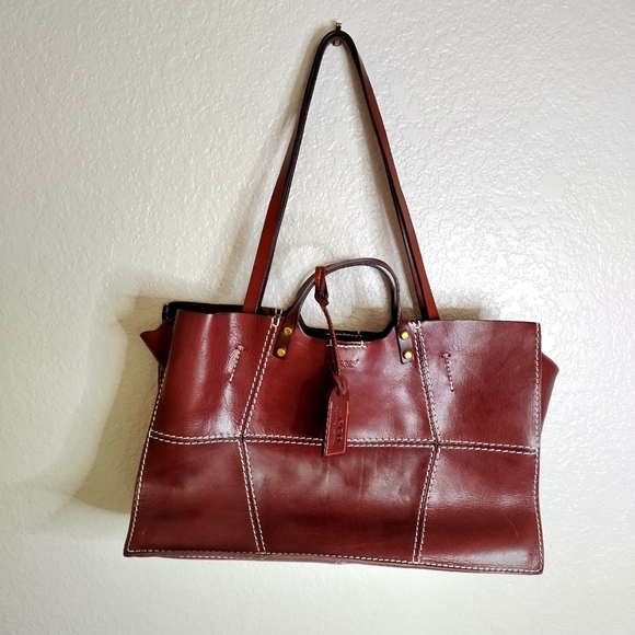 Old Trend Rosa Eco Leather Brown Tote - Picture 1 of 8